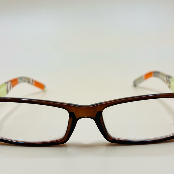 Geometric narrow readers w/ spring hinges, stylish arms & thin Aspheric Lenses - Picture 13 of 13